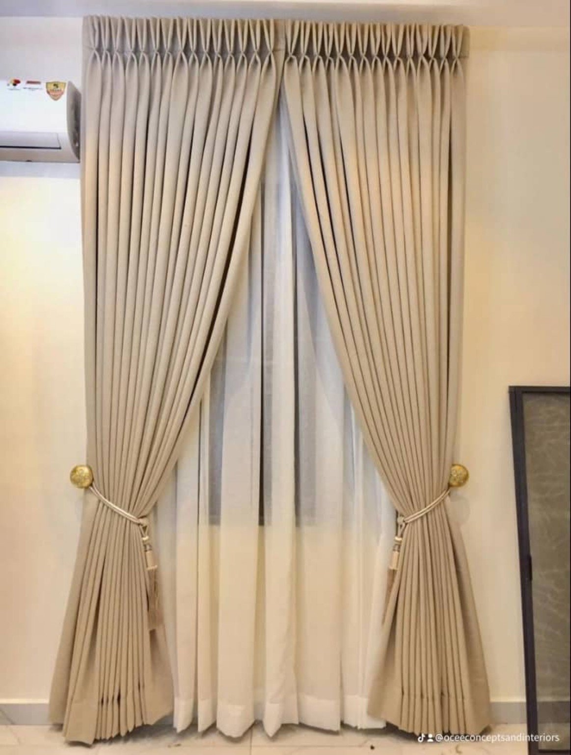 Elegant Neutral Drapery