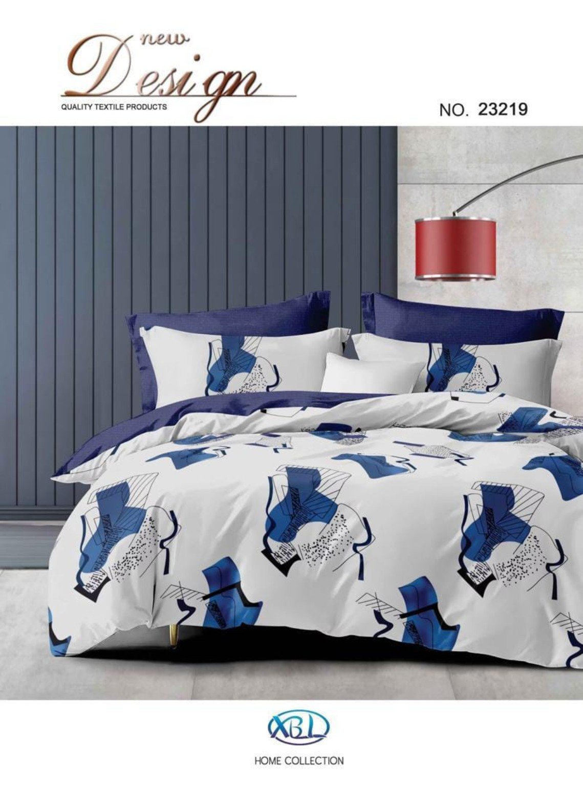 Modern Blue & White Bedding